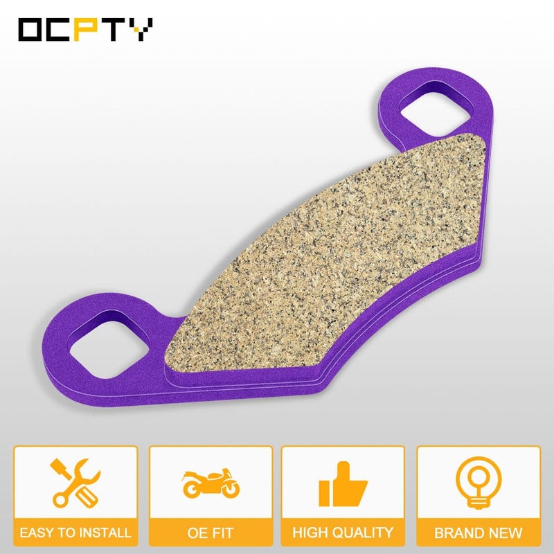 OCPTY FA159 FA270 Front and Rear Carbon Fiber Brake Pads Fit for 2000-2001 for Polaris Magnum 325 4x4, 2000, 2002 for Polaris Scrambler 400 2x4, 1998-2004 for Polaris Scrambler 500 4X4 - Image 2